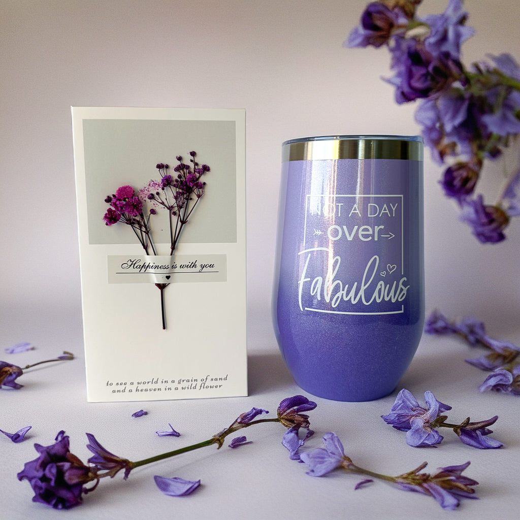 Purple Gift Set with Delicate Aroma