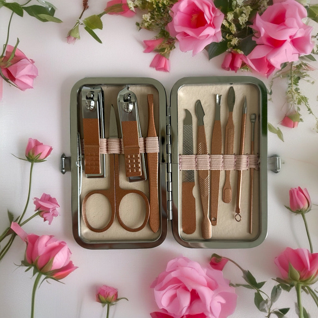 7-in-1 Pink Self-Care Spa Box 💖 Face, Nails & Hair Beauty Set