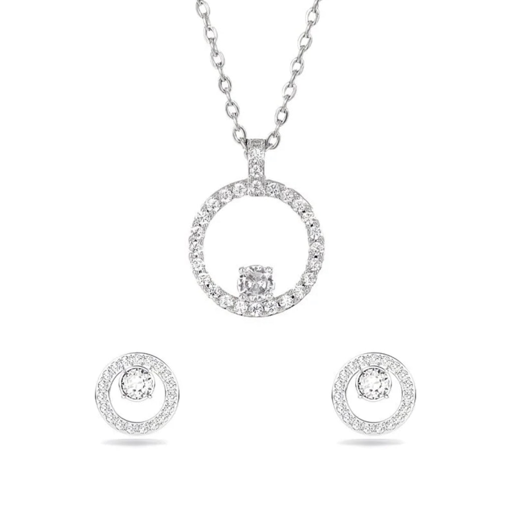 Elegant Sparkle Set ✨ Necklace + Earrings Duo